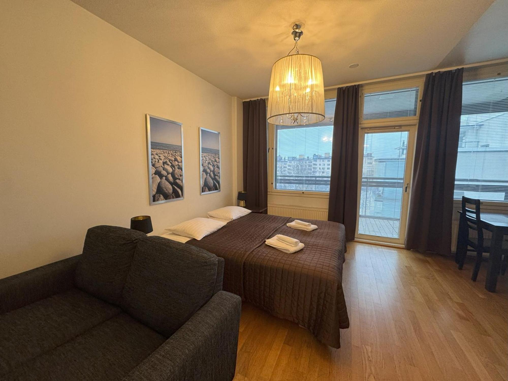41 M2 With Sauna, View And Balcony To The Park Saunallinen Yksioe *